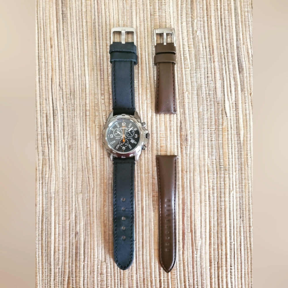 Timex Chronograph Watch with Indiglo